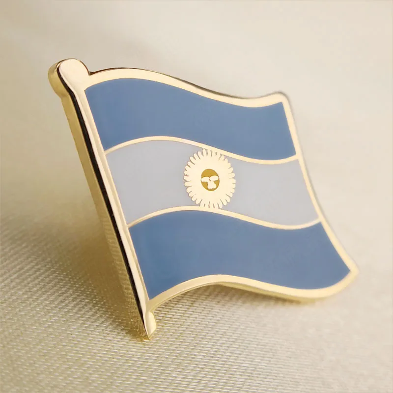 

Soft Enamel Argentina Flag Lapel Pins