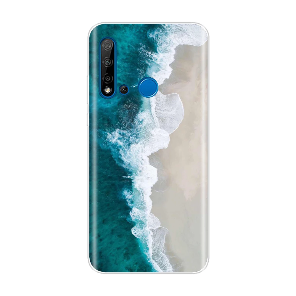 Чехол huawei P20 Lite 2019 силиконовый чехол для из ТПУ телефона |