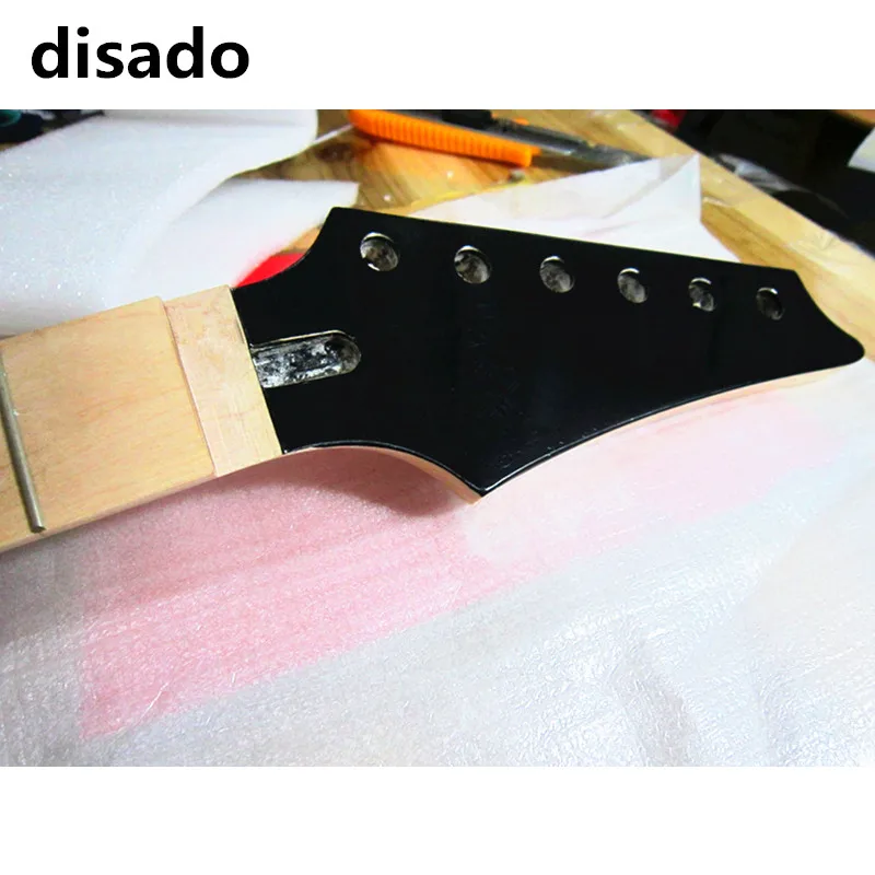 Disado 24 лада инкрустация точек Клен электрическая гитара Гриф клен гриф древесина