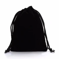 louleur 10pcs 79cm 912cm black velvet bag drawstring pouch bags fashion jewelry packaging christmaswedding gfit bag
