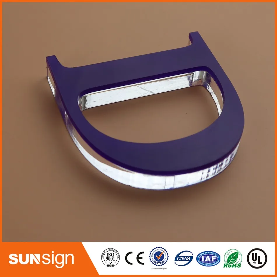 Wholesale high quality decoration indoor signage acrylic letters signs