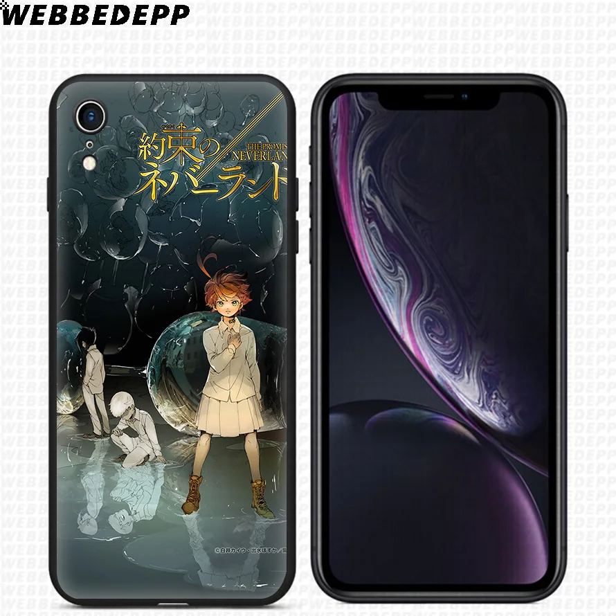 WEBBEDEPP обещанный Мягкий силиконовый чехол Neverland для iPhone 11 Pro Xr Xs Max X или 10 8 7 6 6S Plus 5 5S