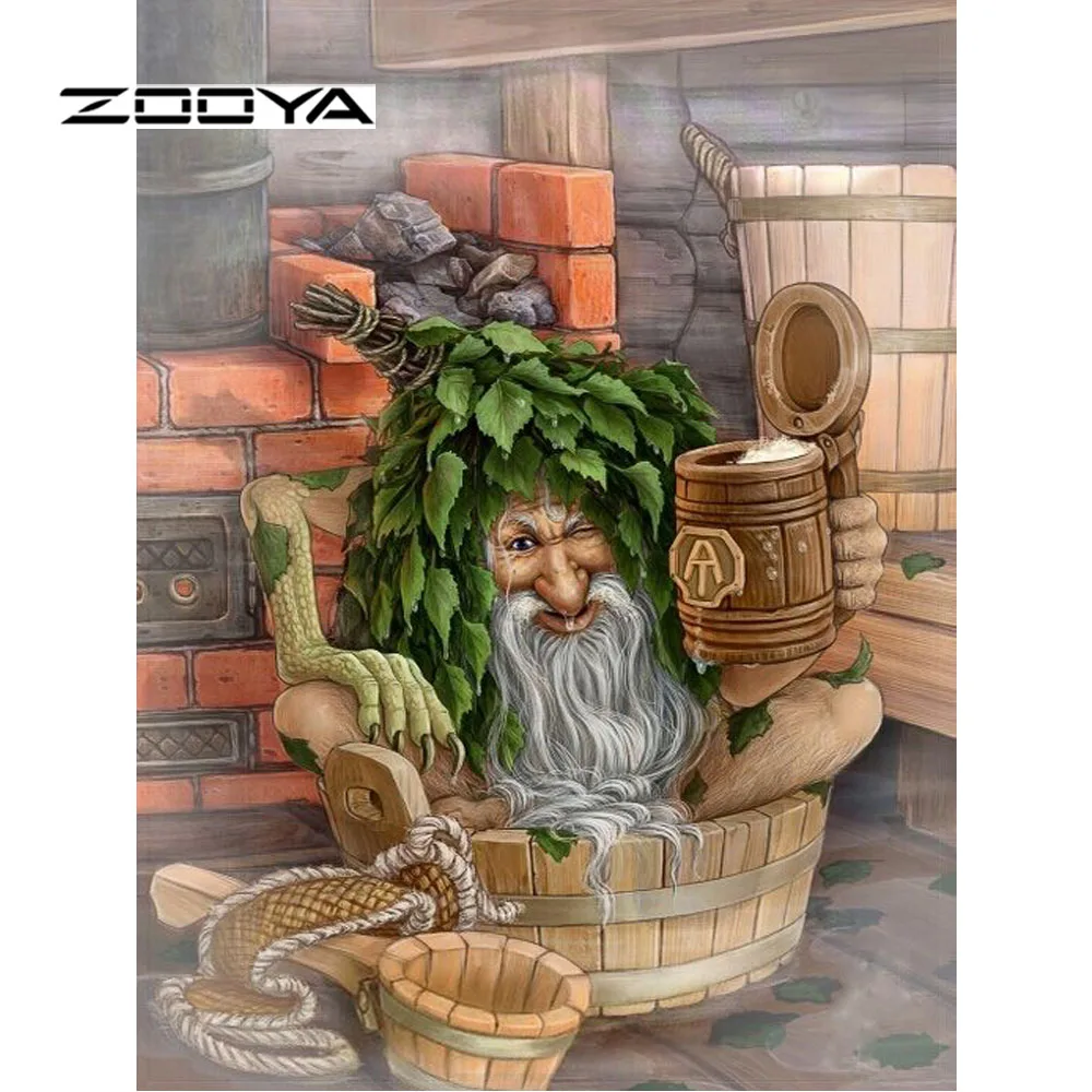 ZOOYA Diamond Mosaic Old People Embroidery Sale Home Decor Painting Full Love Needlework DIY Crafts RF1749 | Дом и сад