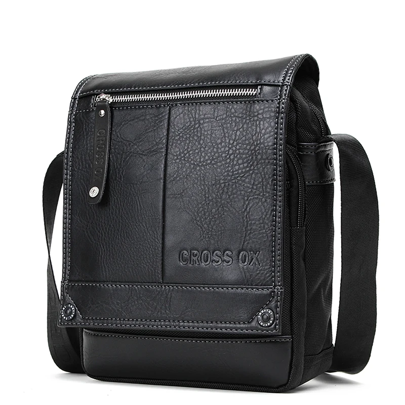 CROSS OX Высококачественная сумкачерез плечо изготовленная из PU кожи SL384|men shoulder