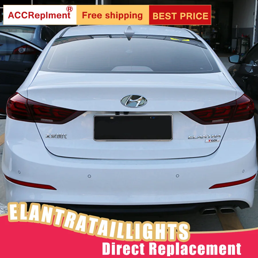 Новый светодиодный фонарь светильник s в сборе для Hyundai Elantra 2017-2018 задний