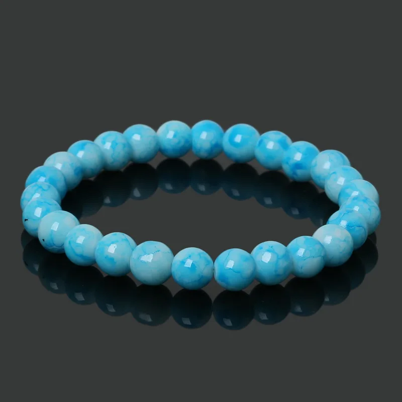 Женский браслет с бусинами диаметром 8 мм 19 см|bracelet repellent|bracelet bandbead bracelet charm |