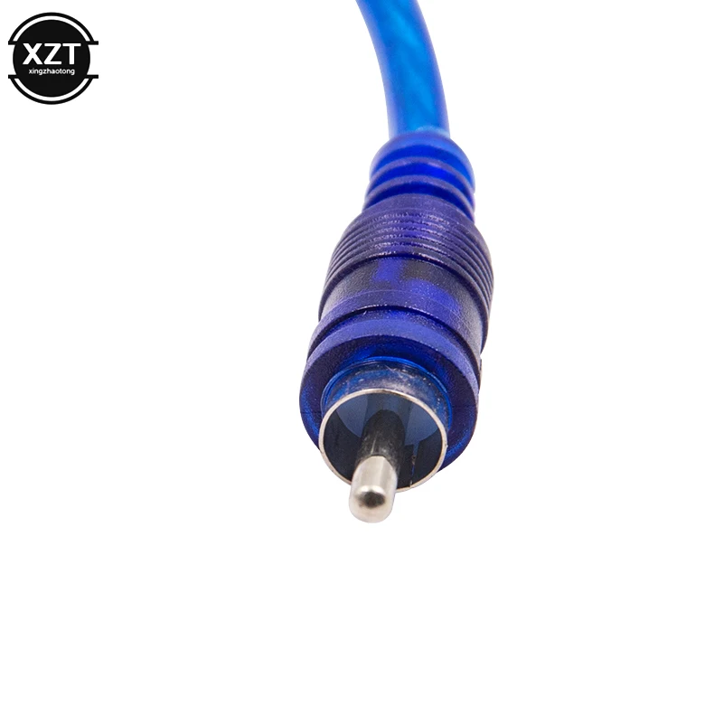 Автомобильный аудио MP3 RCA 1 штекер на 2 гнезда Y разветвитель Кабель