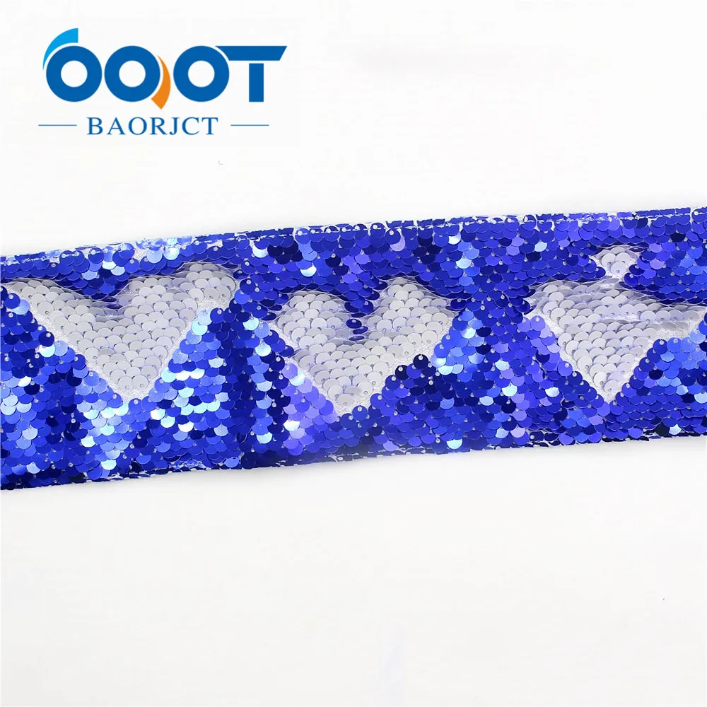 OOOT BAORJCT I-19619-1402 75 мм 2 ярда рыбья чешуя печать Блестящая лента Сделай Сам