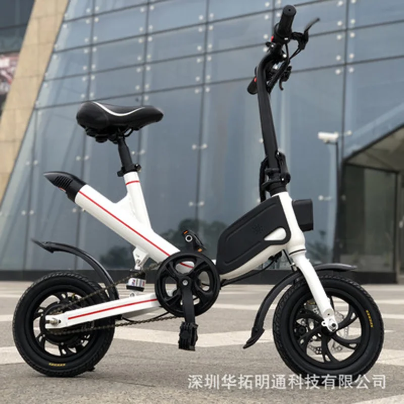 Складной электрический велосипед 36В литий ионный аккумулятор из алюминиевого