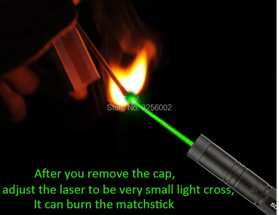 Мощная военная 100 Вт 10000 м 303 нм мощность ful SDLaser зеленая красная лазерная указка