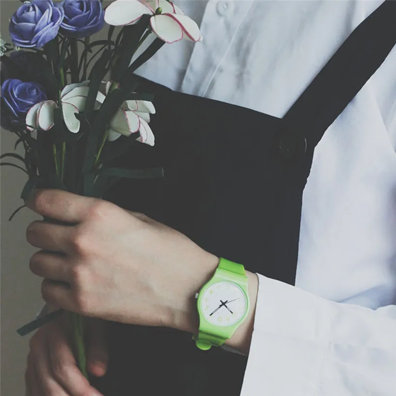 Женские креативные модные простые часы маленькие мягкие для отдыха relojes mujer 2019 |