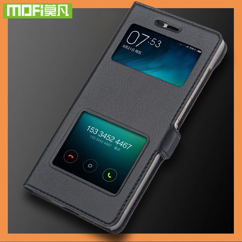 Для ксаоми редми 4X чехол силиконовый Флип кожаный Оригинал MOFI xiaomi Redmi случае 360