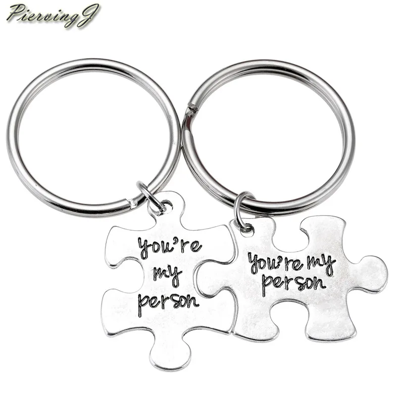 PiercingJ 2018 хит продаж &quotyou're my person&quot брелок из сплава ювелирные изделия День