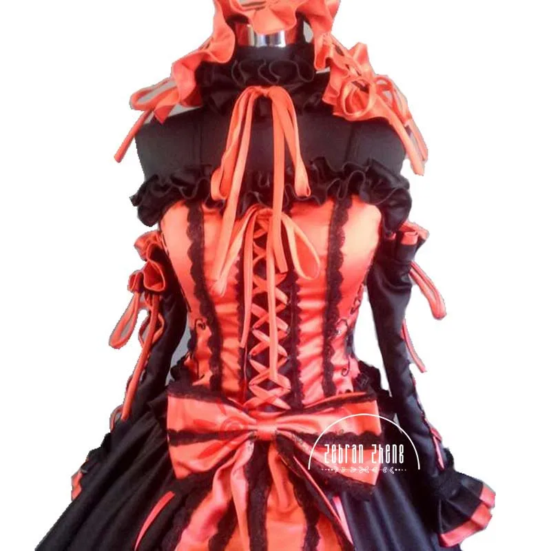 Новое поступление костюм для косплея токисаки Куруми длинное вечернее платье