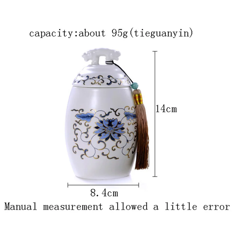 Креативная китайская чайная посуда Tieguanyin чайные банки портативная герметичная