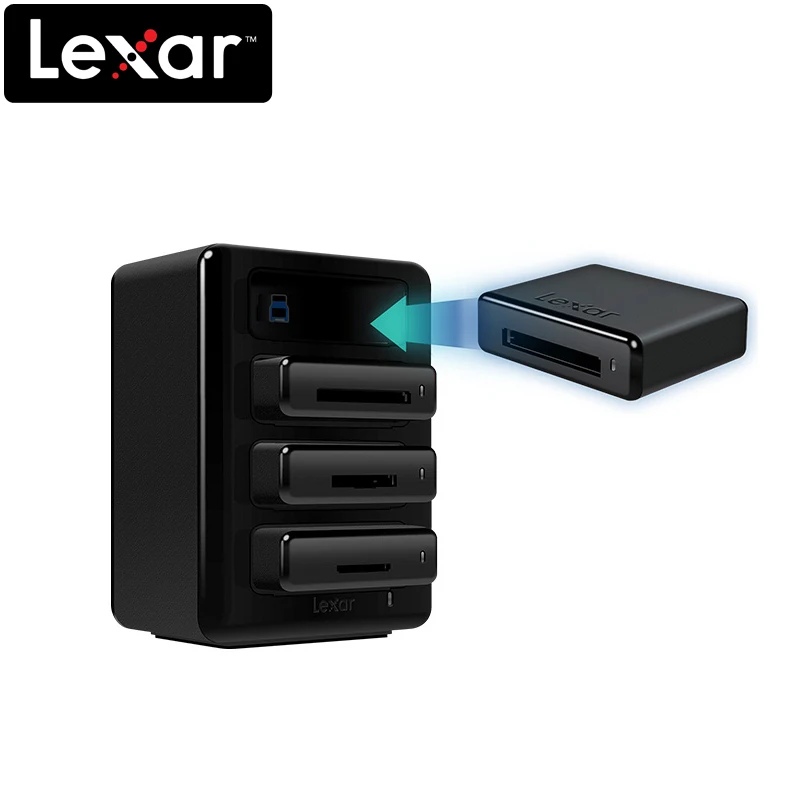 100% оригинал Lexar XR2 XQD2.0 USB3.0 кардридер кард ридер Usb3.0 считыватель Высокоскоростной