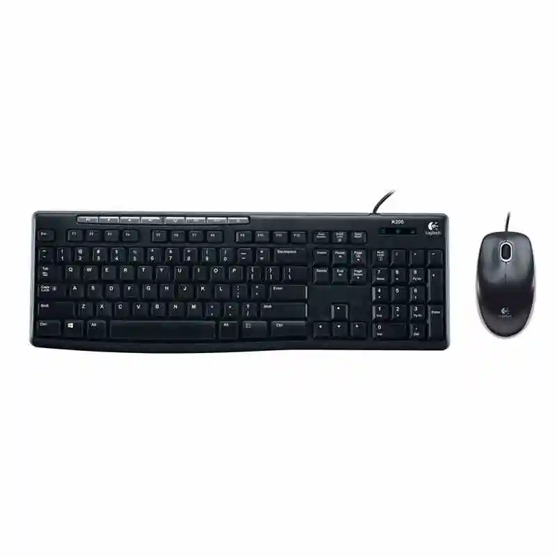 Logitech MK200 Проводная клавиатура мышь игровой ноутбук ПК геймер Подлинная