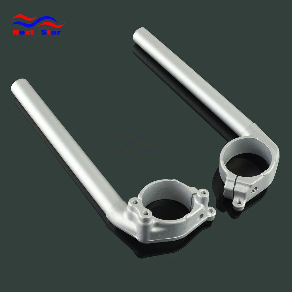 Мотоциклетный алюминиевый регулируемый руль руля клипсы зажим на рукоятке для