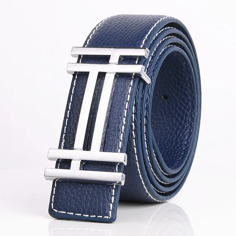Ремень из натуральной кожи для мужчин и женщин Стильный дизайнерский пояс|genuine