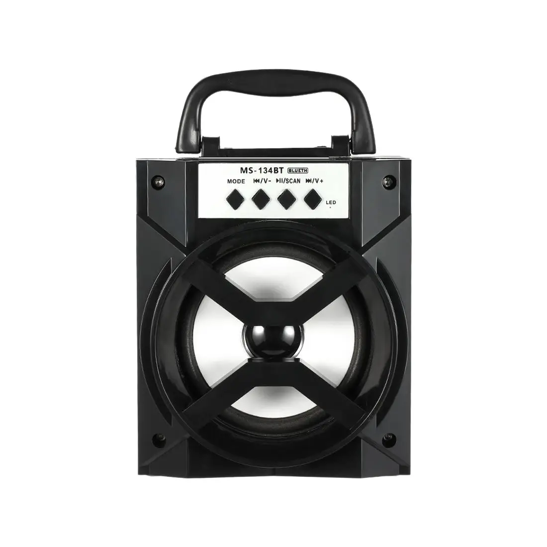 Открытый Bluetooth беспроводной портативный динамик супер бас с USB/TF/AUX/FM радио |