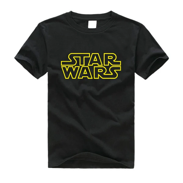 Мужская футболка с принтом в стиле «Звездные войны», Мужская футболка, Camisetas Masculinas, Manga Curta Camisa Masculina, футболка, размер XS-2XL - Цвет: Black1