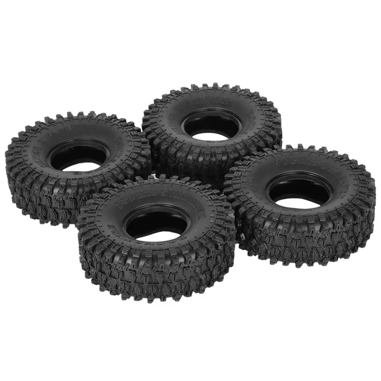 4 шт. 120 мм 1 9 дюйма резиновые шины колесные для 1:10 RC Rock Crawler Axial SCX10 90046 D90 D110 TF2 Traxxas TRX