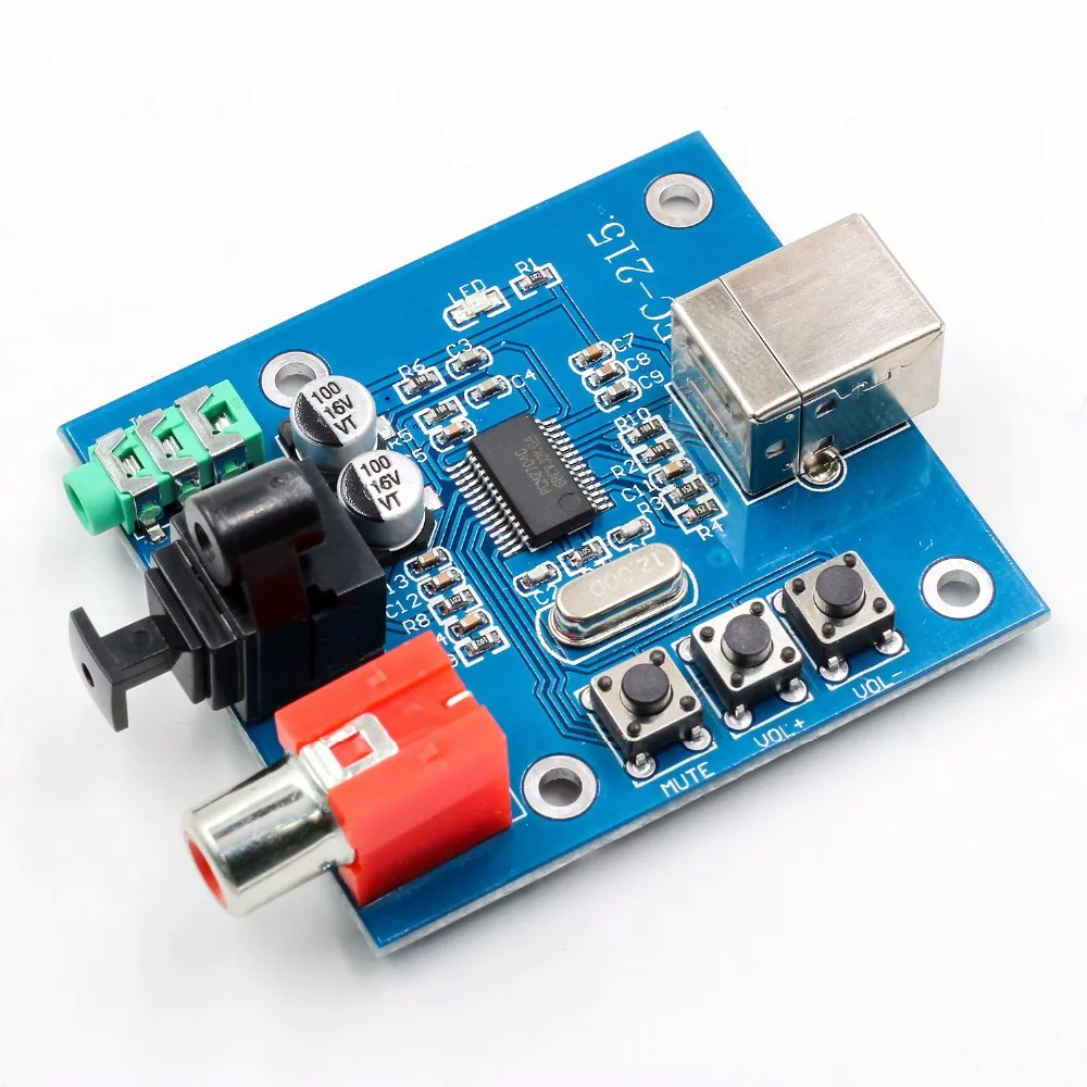 PCM2704 USB DAC Power волоконно-оптический коаксиальный аналоговый выход для Raspberry Pi RaspBMC
