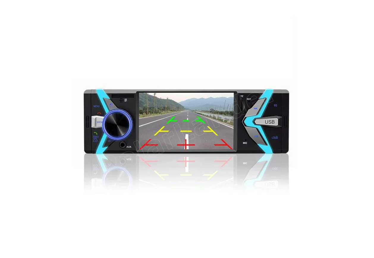 Горячая Распродажа 1 DIN 4 дюйма автомобильное радио Видео Стерео MP4 MP5 плеер Bluetooth