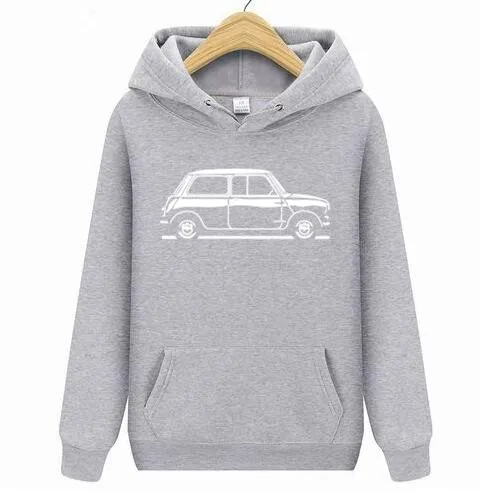 Casual HOODIES Austin MINI AUSTIN SEVEN MORRIS 100% Cotton LONG Sleeve New Color Youth Design hoodies Tops Male | Мужская одежда