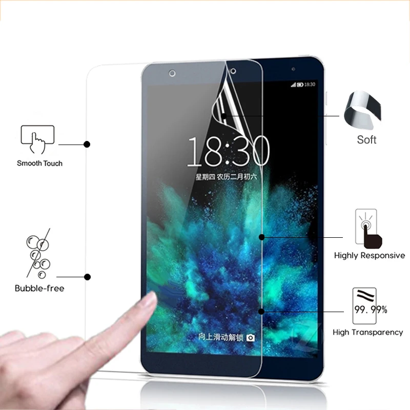 Новый Высокий прозрачный глянцевый пленка для Onda V80 SE 8 0 &quotпланшетный ПК Анти
