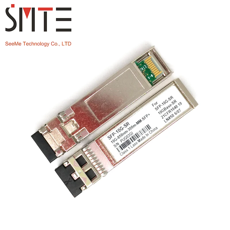 SFP-10G-SR совместим с 10GBASE-SR SFP + 10G 850nm 300m мм мультимодовым оптическим трансивером |