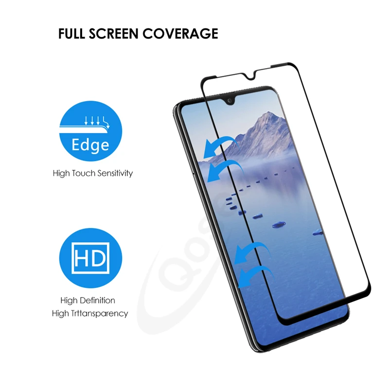 Телефон экран протектор для premium 9h закаленное стекло huawei P30 полный плёнки крышка