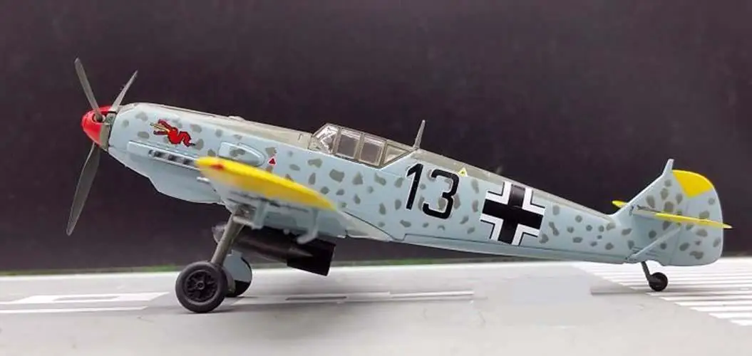 WWII Messerschmitt BF-109E-4 II/JG3 самолет 1/72 без литья под давлением легкая модель самолета |