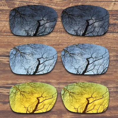 Black.Silver.Gold ToughAsNails Замена поляризованных линз для Oakley Солнцезащитные очки-несколько вариантов - Цвет линз: Black.Silver.Gold