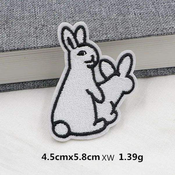 New arrival 10 pcs cute Animals Embroidered patches iron on cartoon Motif Applique fabric clothing decor embroidery accessory | Дом и сад