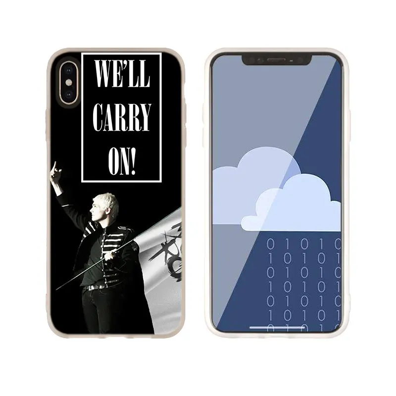 Чехол в стиле панк-рок для iphone XS 11 Pro Max XR X 10, чехол для телефона s для iphone 7 8 plus 6s 5 4S - Цвет: picture 02