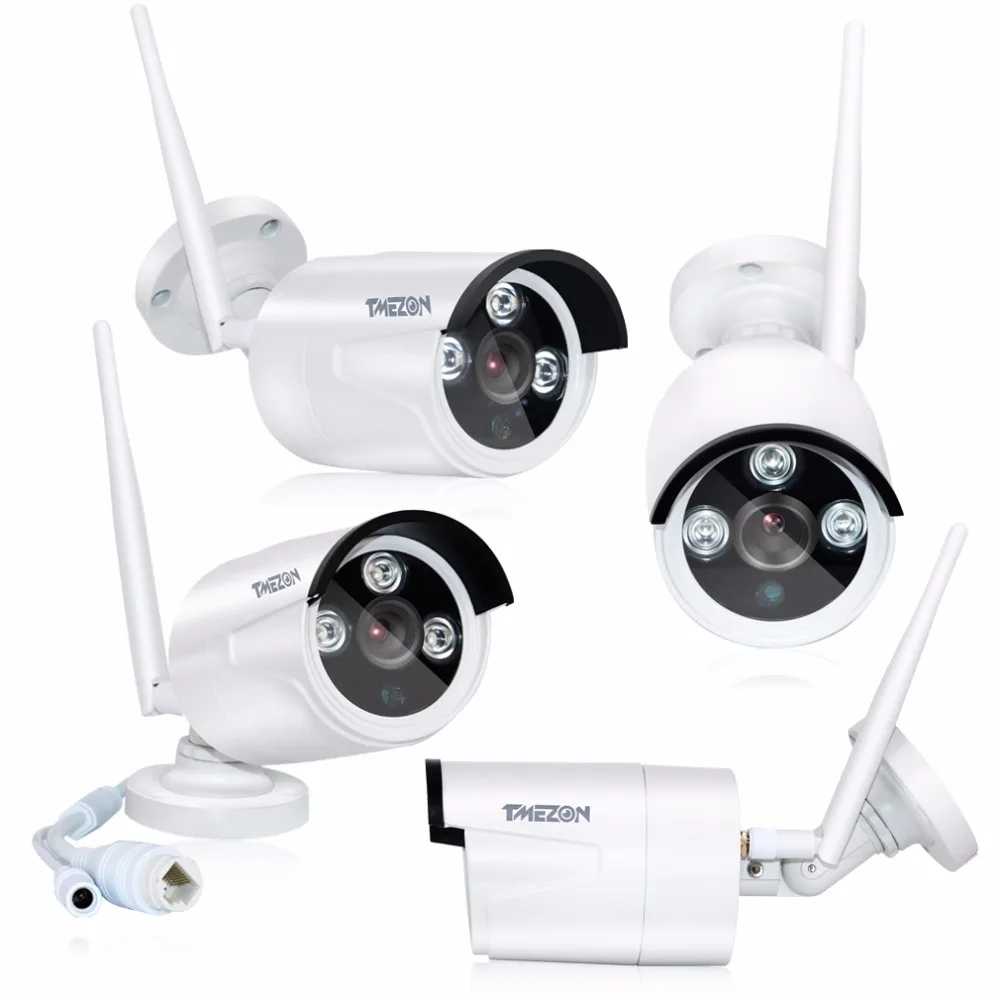 Tmezon беспроводная wifi IP Камера Безопасности HD 960P 1.3MP пуля Водонепроницаемая CCTV ИК