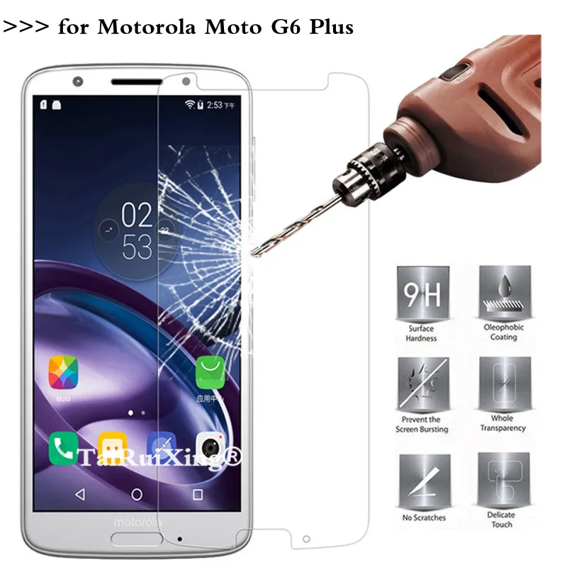 2.5D 0 26 мм 9H закаленное стекло для защиты экрана Motorola Moto G6 Plus G 6 усиленная Защитная