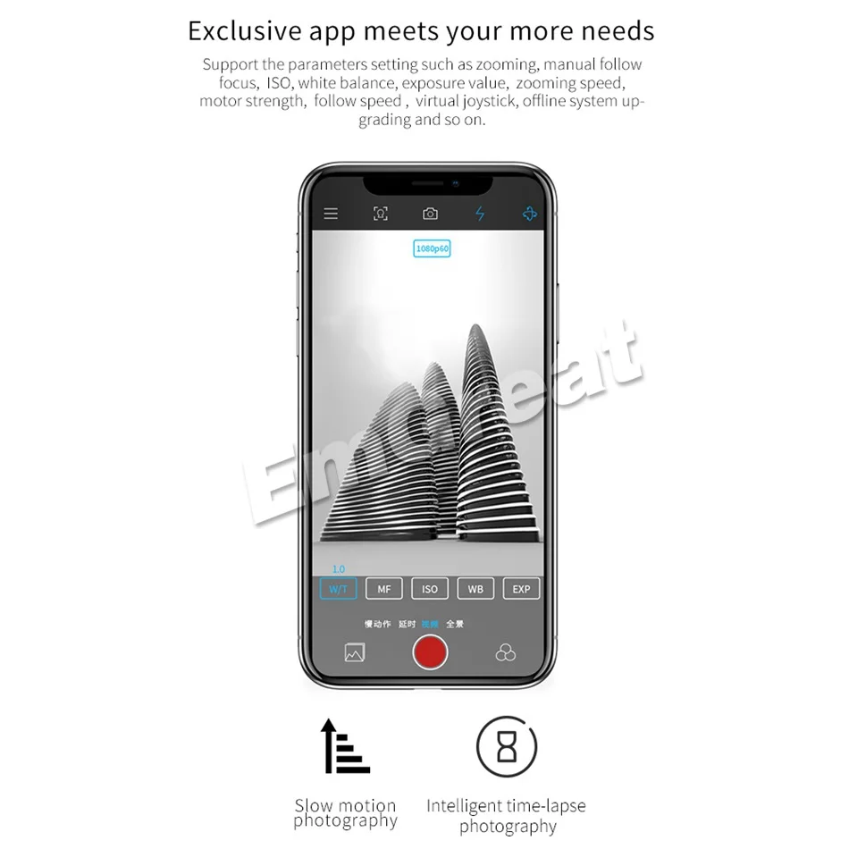 FeiyuTech SPG2 3-х позиционный ручной карданный стабилизатор для iPhone XS/X Max смартфон OPPO samsung S9 ViVO PK DJI Osmo Zhiyun Smooth 4