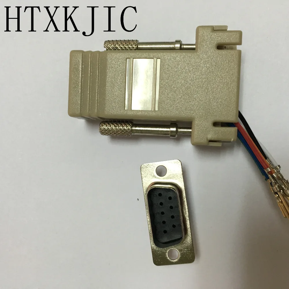 5 шт./лот RS232 DB9 штекер к RJ45 гнездовой разъем конвертер удлинитель гнездо|rs232 db9|rj45