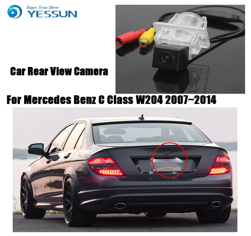 YESSUN для Mercedes Benz C Class W204 2007 ~ 2014 автомобильная парковочная камера заднего вида HD CCD
