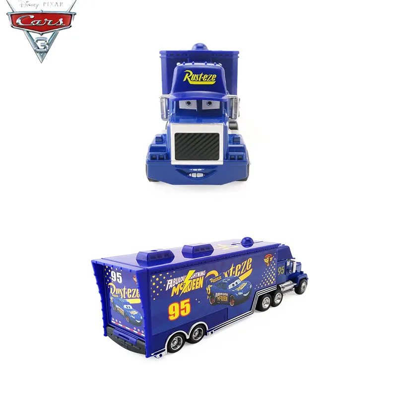 Disney Pixar Машинки 3 синий Lightning McQueen и синие нет. 95 тяжелый грузовик 1:55 модель детских