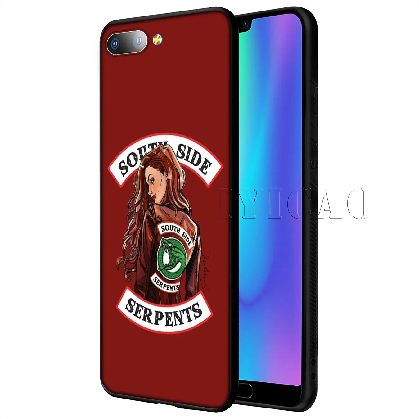 Мягкий силиконовый чехол IYICAO для Huawei Y9 Y7 Y6 Prime 2019 Honor 20 8C 8X 8 9 9X 10 Lite 7C 7X 7A Pro |