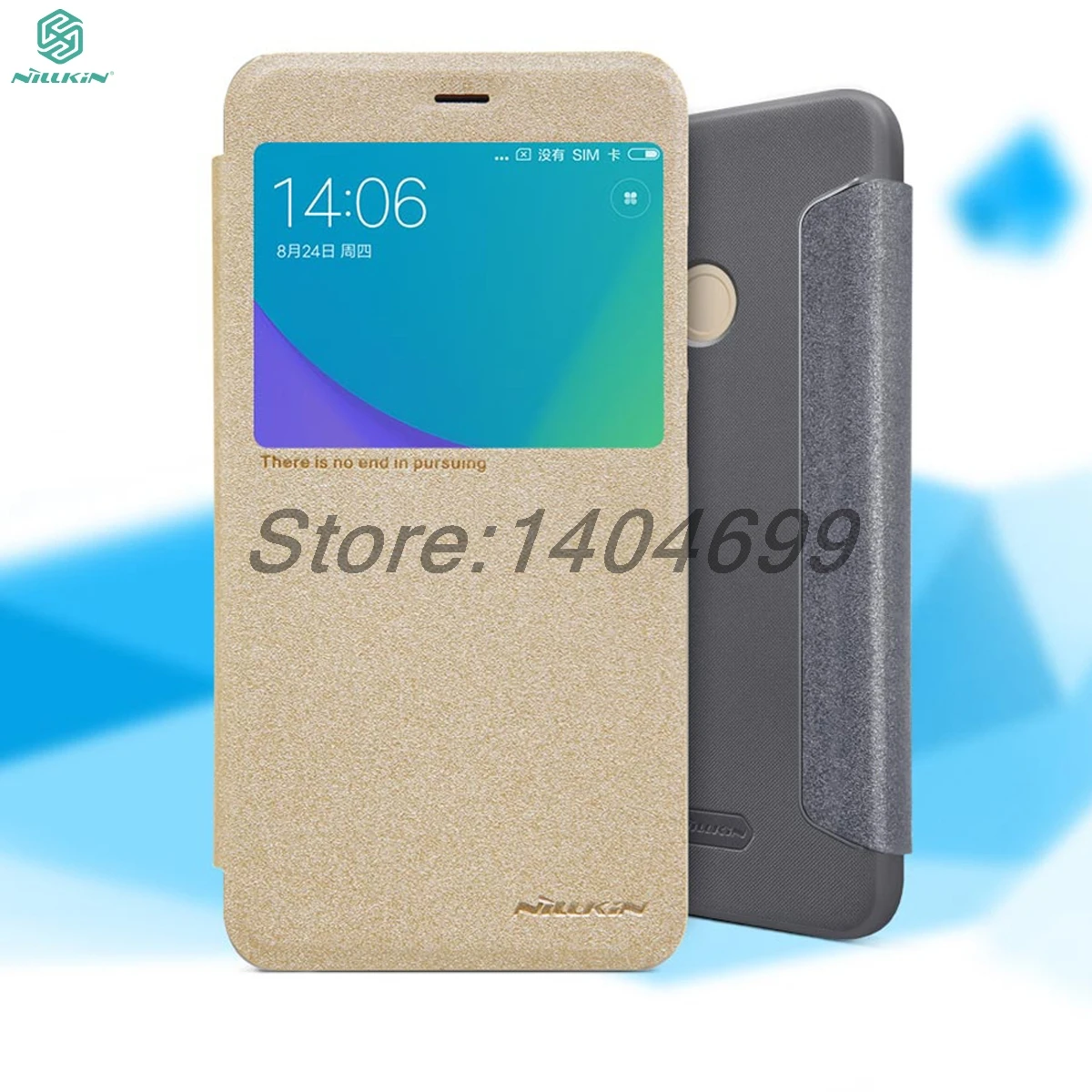 Чехол для Xiaomi Redmi Note 5A PRO Prime флип чехол Nillkin блестящий из искусственной кожи серии