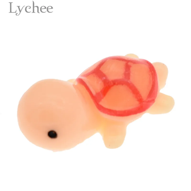Lychee Life 5 шт. миниатюрные черепахи маленького размера Черепаховые дизайнерские