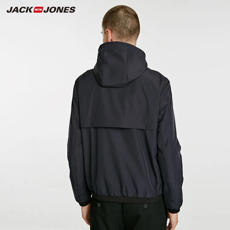 Jack &amp Jones Мужская осенняя куртка с капюшоном и длинными рукавами E | 218321530 одежда