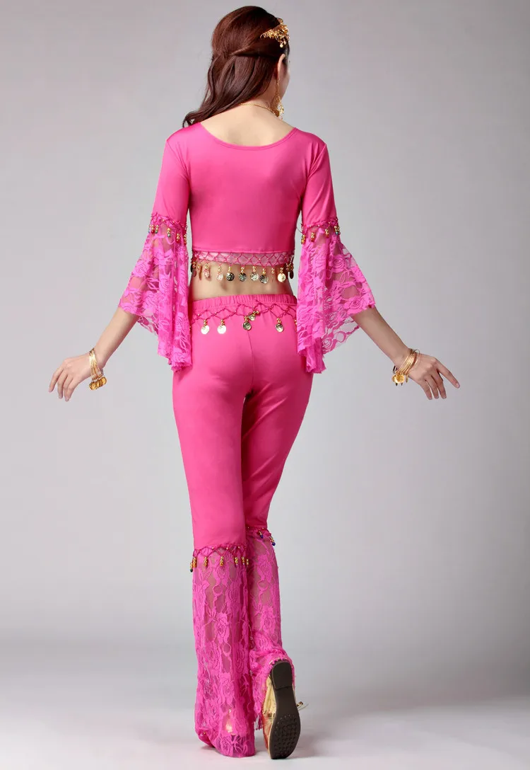 2 шт. костюм для танца живота Болливуд кружевной Египетский индийское платье
