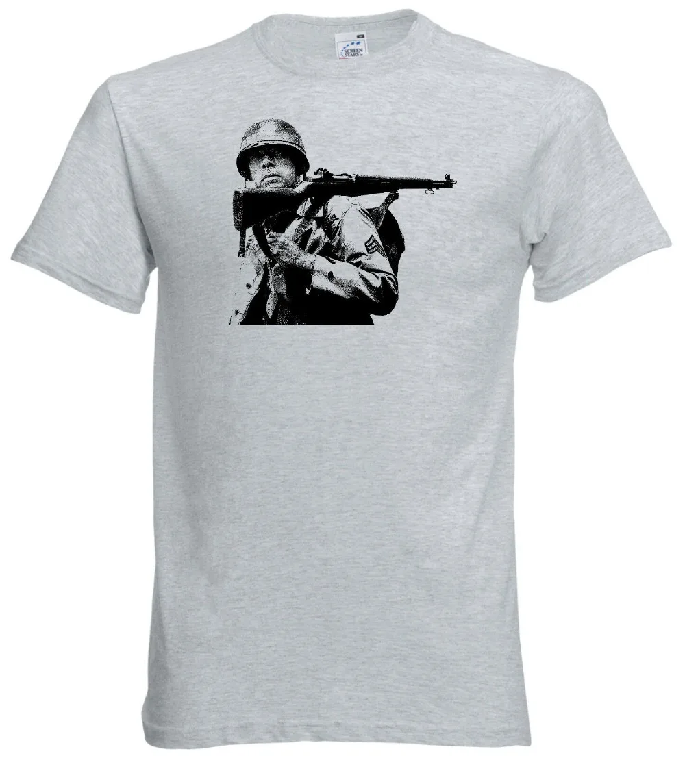 

M1 Garand Lee Marven, большая красная футболка для второй мировой войны, армейская футболка на бретельках, со склада, модная повседневная футболка Cmp ...