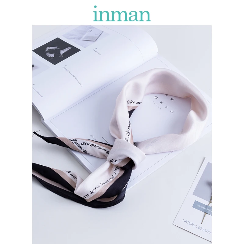 INMAN 2019 весенние модные женские аксессуары маленький квадратный галстук шейный