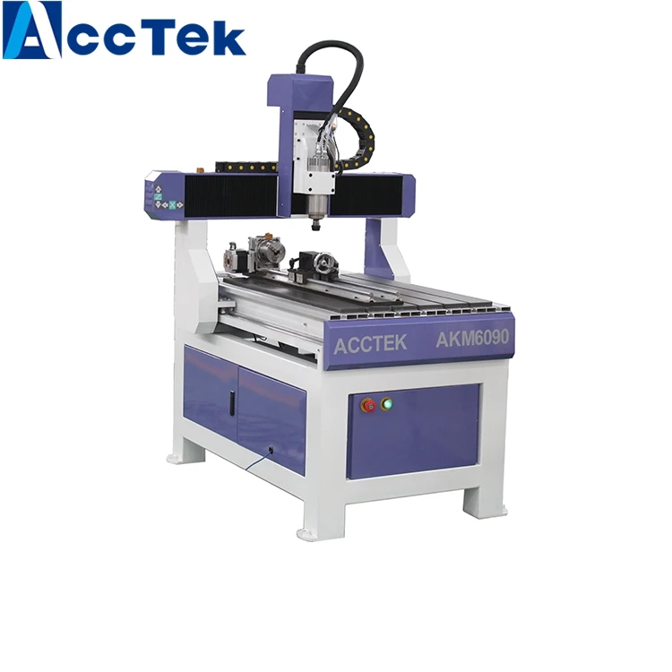 Дешевые 6090 cnc гравировальный станок/деревянный маршрутизатор/мини 4 оси 3d